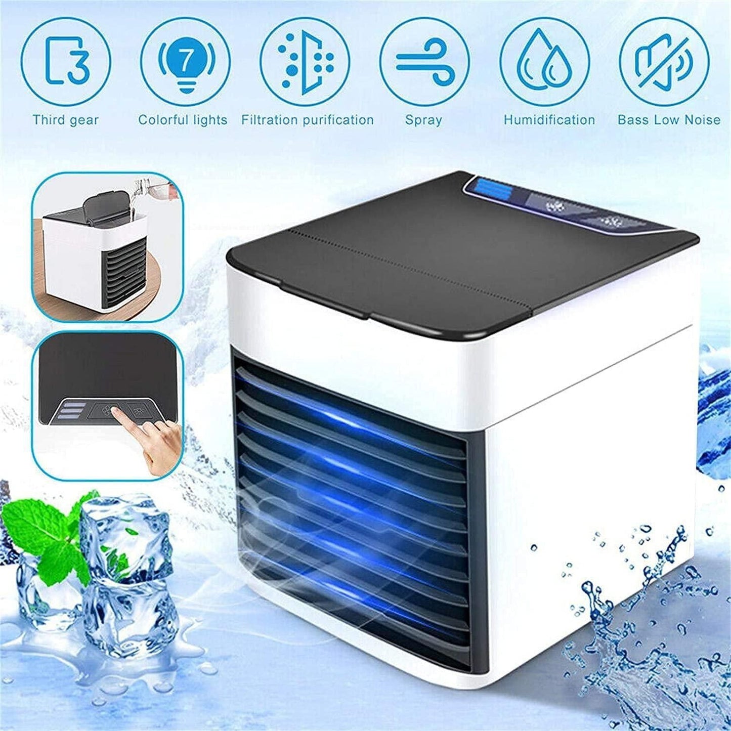 Mini Air Conditioner Air Cooler - Comfo Cart